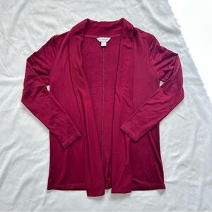 Liz Claiborne Maroon Cardigan Size S